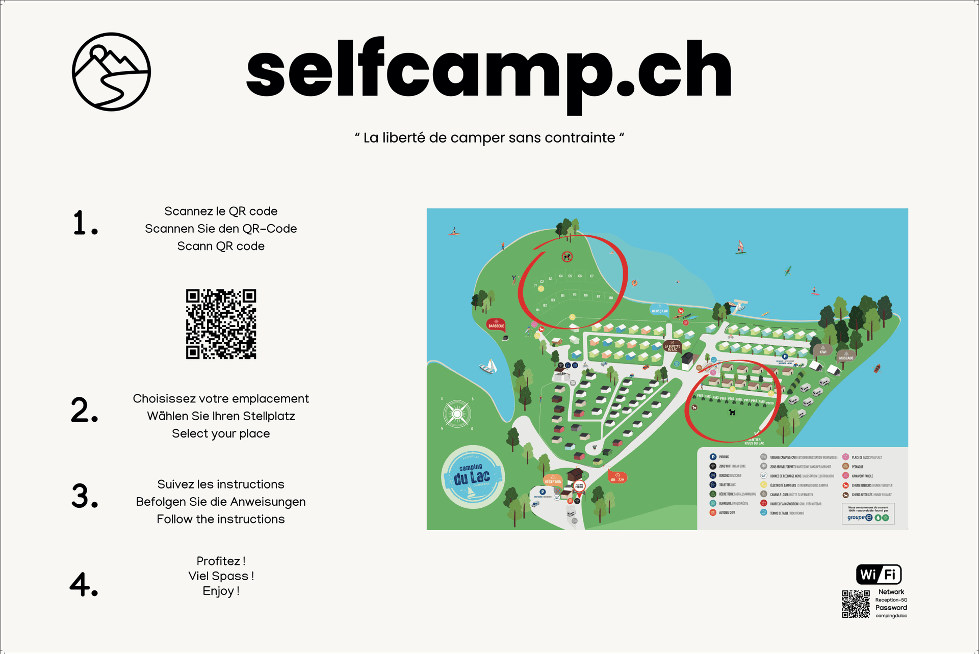 Totem SelfKey – vue debout